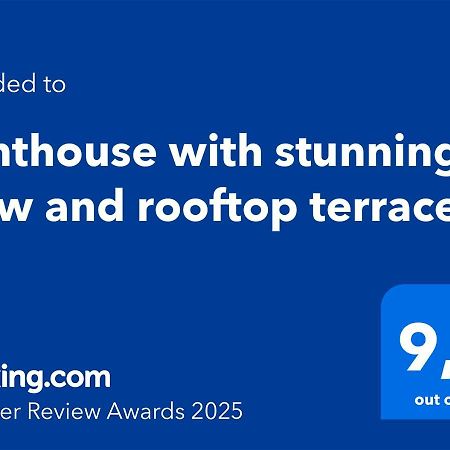 Penthouse With Stunning View And Rooftop Terrace Manilva Eksteriør bilde