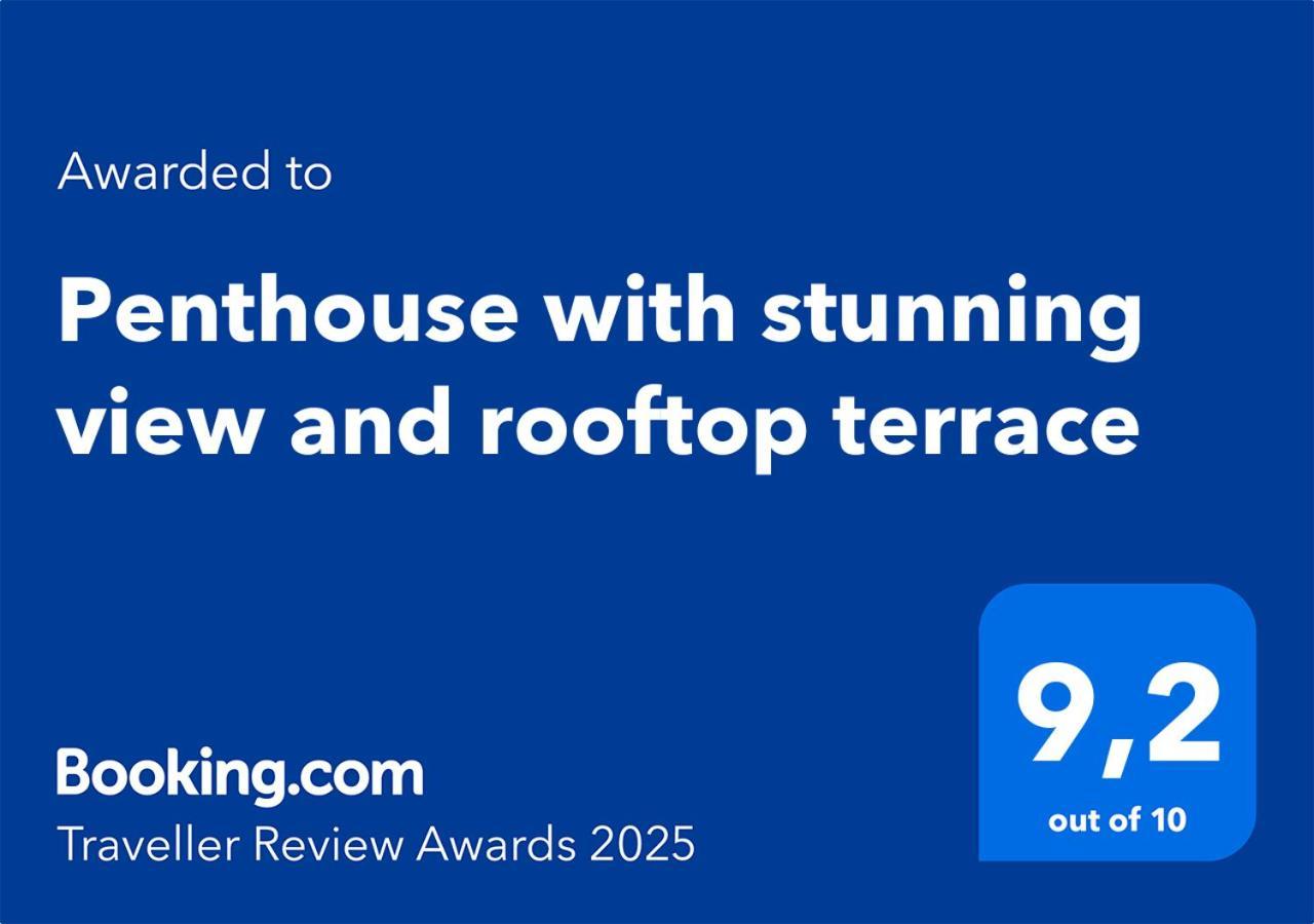 Penthouse With Stunning View And Rooftop Terrace Manilva Eksteriør bilde